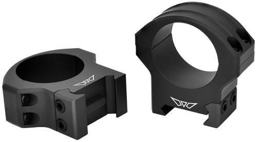 Warne 8514M 30mm Medium HyperLite MagnaFusion Scope Rings Matte Black Maxima/Picatinny