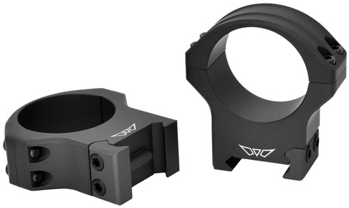 Warne HyperLite MagnaFusion 8522M 34mm Tube High Matte Black Scope Rings Maxima/Weaver/Picatinny