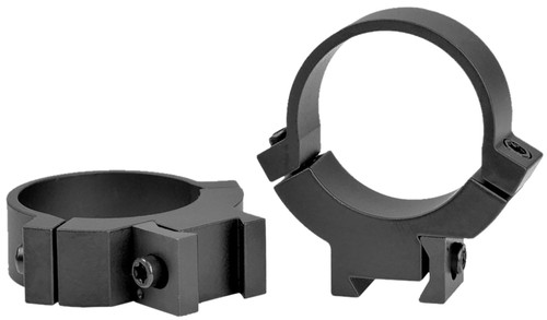 Warne Rimfire 30mm Tube Medium 70/30 Horizontal Split Steel Scope Rings 731M 3/8"/11mm Dovetail