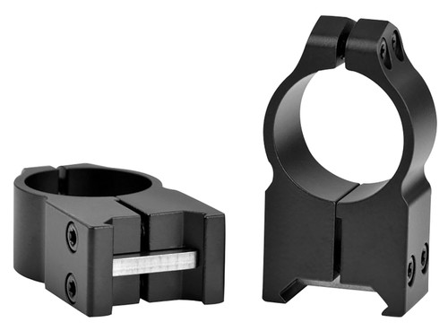 Warne 203M 1" Maxima Vertical Scope Rings Extra High Matte Black 0 MOA