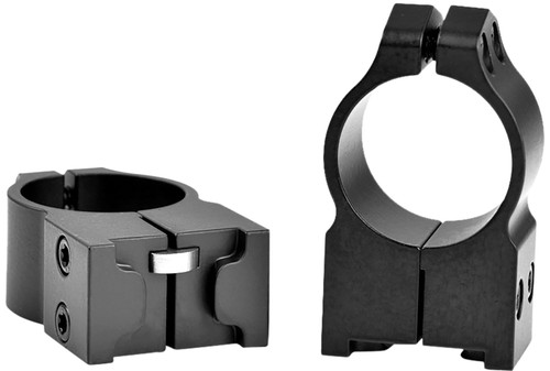 Warne 2R7M Maxima Steel Scope Rings 1 Inch High Matte Black Ruger M77/Hawkeye/Super Redhawk