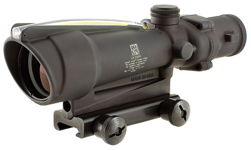 Trijicon ACOG Matte Black 3.5x35mm 100143 Illuminated Amber Chevron .308/7.62 BDC Reticle