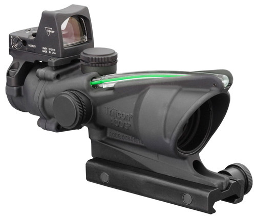 Trijicon ACOG 4x32 .223 BDC Dual Illuminated Green Crosshair Combo RMR Type 2 3.25 MOA 100552