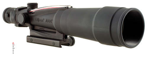 Trijicon 100173 ACOG Black Hardcoat Anodized 5.5x50mm Illuminated Red Chevron .223/5.56 BDC Reticle