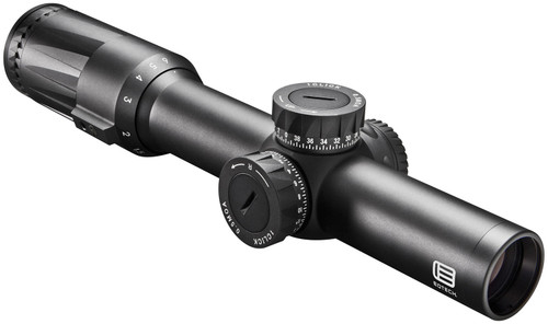 Eotech Vudu FFP Black Anodized 1-6x24mm 30mm Tube Illuminated SR3-MOA Green Reticle Including Throw Lever