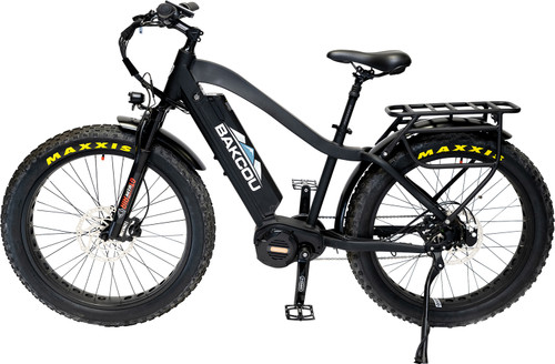 Bakcou BMJBB25 Mule Jager Electric Hunting Bike Matte Black Rohloff 500/14 Hub