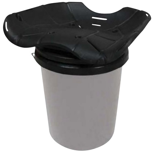 Hawk Ergo 360 Rotating Bucket Top Seat Black HWK3052