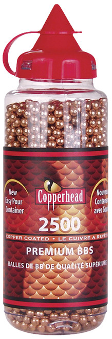 Crosman 0747 .177 Copper-Coated Steel Airgun BBs 2500/Bottle