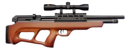 Beeman 1357 .177 Cal PCP Under-Lever Air Rifle 12+1 Shot European Hardwood Scope 4x32mm