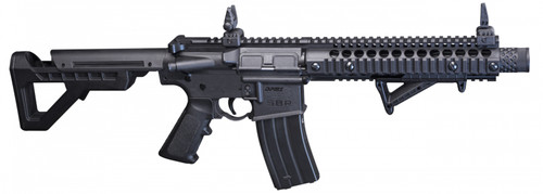 Crosman DSBR 177 Cal CO2 Full Auto BB Rifle DPMS SBR Style Black Receiver 25-Round Magazine 6-Position Butt Stock
