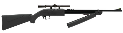 Crosman Legacy 1000 Pump Air Rifle .177 Caliber Rifled Steel Barrel All-Weather Stock 4x15mm Scope