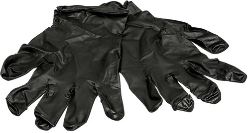 Hunters Specialties HS-100047 Nitrile Gloves Large Black 5 Pair/10 Pack