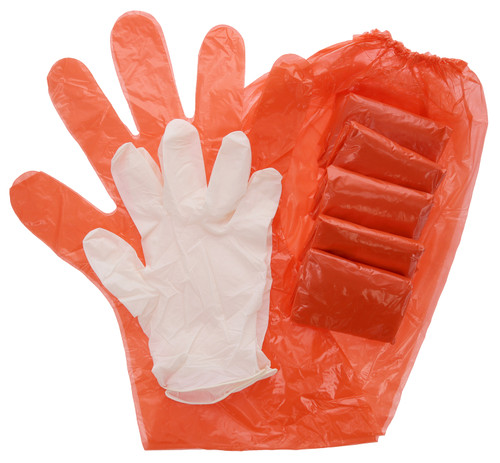 Hunters Specialties 01059 Short and Shoulder Length Polymer Gloves 12-Pair Pack