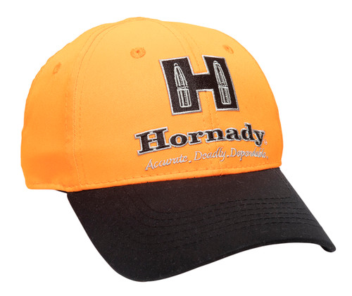 Outdoor Cap HRN05A Hornady Blaze Orange/Black Structured Baseball Cap OSFA