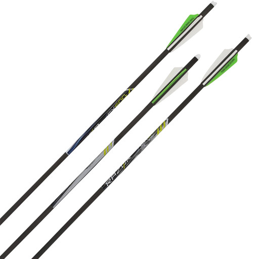 Allen CX600 Crossbow Bolts Carbon Fiber .006 Straightness 20" Black 3-Pack