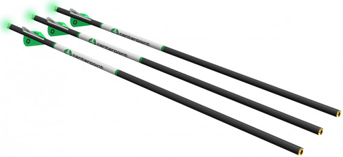 CenterPoint Carbon Crossbow Arrows Lighted Nock 20 In 400 Grain 3 Pack AXCCA203PK