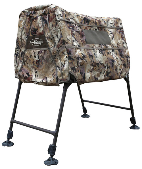 MOmarsh Invisi-Lab 34016 Portable Dog Hunting Blind Mossy Oak BottomLand