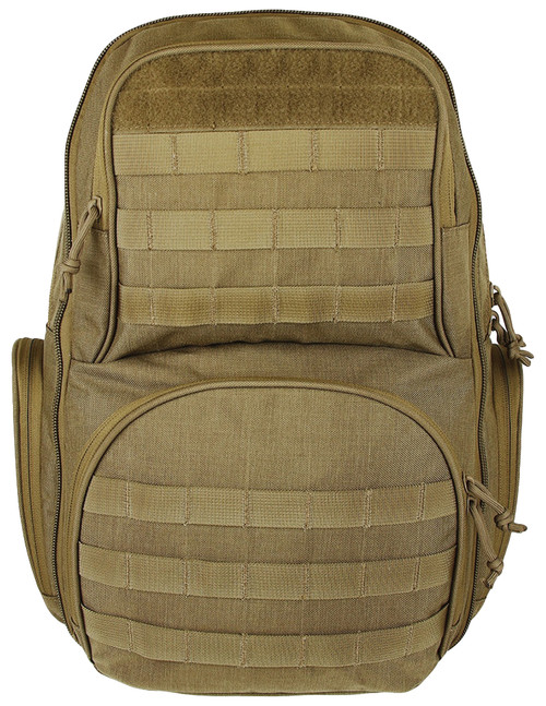 Advance Warrior Solutions JUG5DBPTN Tan 600D Polyester Juggernaut 5-Day Pack with Frame Extender