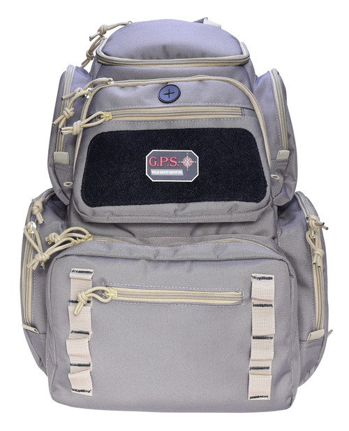 GPS Pistolero Rifle Green and Khaki Shooting Backpack Visual ID System 5 Handguns