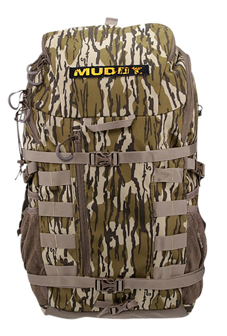Muddy Pro 1500 Hunting Pack with Mesh Pockets Mossy Oak Bottomlands MUD-BPK-1500MO