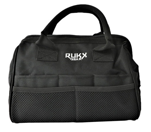 Rukx Gear ATICTTBB 600D Polyester Black Tool Bag with Reinforced Base
