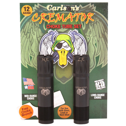 Carlson's Cremator Mid/Long Range Non-Ported Choke Tube for Browning Invector Plus 12 Gauge 17-4 SS
