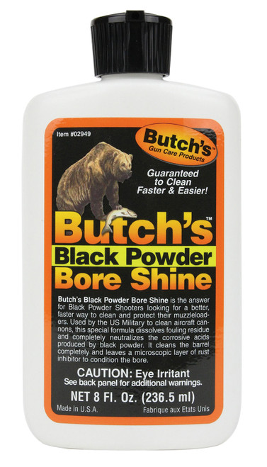 Butch's Black Powder Bore Shine Odorless Cleaner 8 oz Bottle