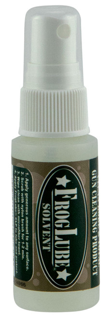 FrogLube Solvent Spray 1 oz Bottle - Against Carbon Build-Up on Guns