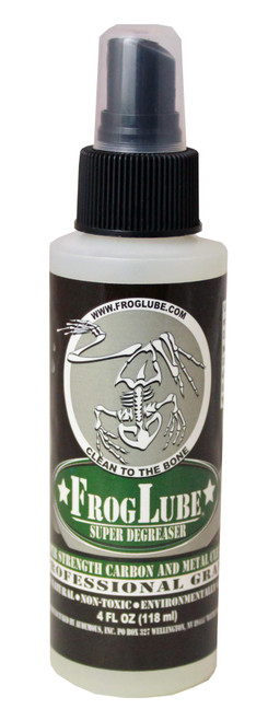 FrogLube Super Degreaser 4 oz Bottle - Removes Oil, Grease and Carbon Fouling