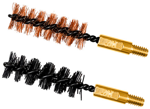 Otis FG341NB 2" Bore Brush Set for 40 Cal/10mm 8-32" Thread Bronze/Nylon 2-Piece Pack