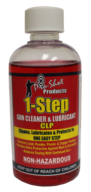 Pro-Shot One Step CLP 8 oz. Non-Hazardous Firearm Cleaner Lubricant Protectant