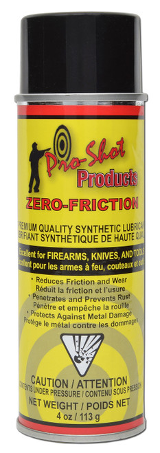 Pro-Shot Zero Friction Synthetic Base Firearm Spray Oil 6 oz. Aerosol