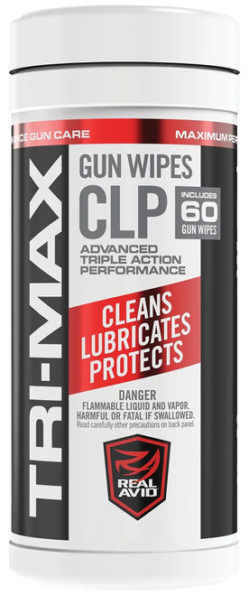 Real Avid AVCLPW-C60 Gun Maintenance CLP Wipes Canister