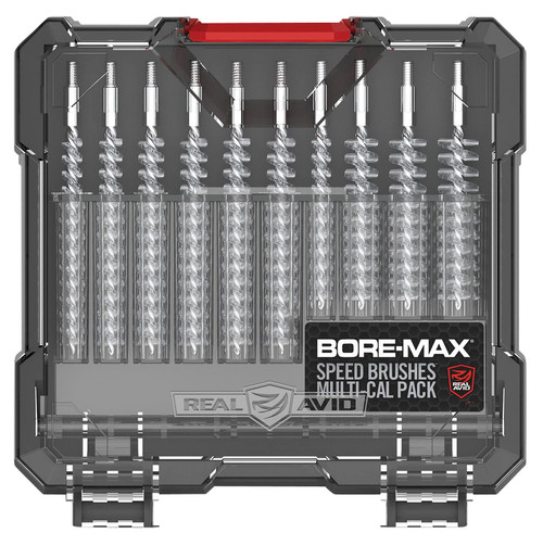 Real Avid Bore-Max Nickel-Plated Speed Brush Multi-Caliber Cleaning Set