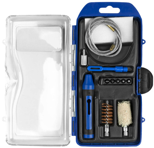 DAC GM20SG 20 Gauge Shotgun GunMaster Gun Cleaning Kit 14 Pieces Black/Blue