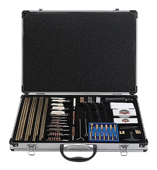 DAC 61-Piece Super Deluxe Universal Gun Cleaning Kit with Aluminum Case Silver