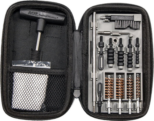 M&P 110176 Portable Multi-Caliber Handgun Cleaning Kit .22/.357/.38/.40/.45