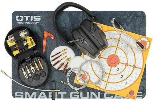 Otis GFNSB1 Range Shooting Bundle Cleaning Kit .17-12ga with Ear and Eye Protection