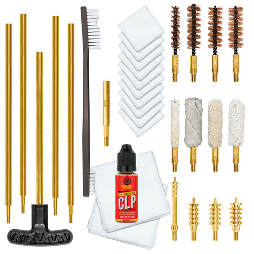 Otis Multi-Caliber Pistol Cleaning Kit FGSRSMCP Solid Brass Rod Sections