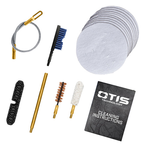 Otis Patriot .45 Cal Pistol Cleaning Kit with Bronze Bore Brush Yellow Box