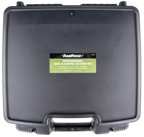 RamRodz 70035 Master Cleaning Kit for Multi-Caliber Rifles and Shotguns Black Case