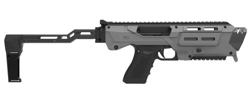 Meta Tactical MX-1 Gray Aluminum Stock Conversion Kit Compatible with Glock Gen 3/4/5