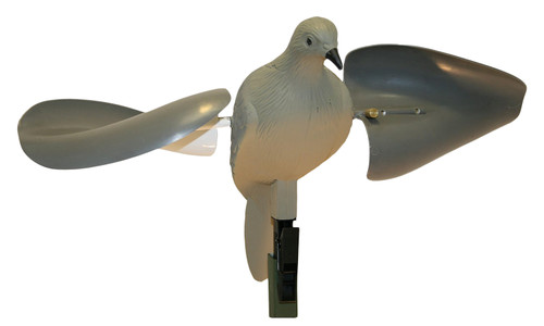 Mojo HW7201 Wind-Driven Dove Spinning Wing Decoy, Gray