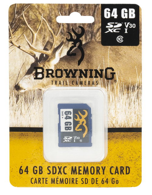 Browning 64GSD 64GB Memory Card for Trail Camera Photo and Video Storage