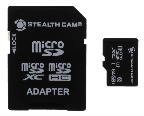 Stealth Cam STC 64GB Micro SD Memory Card High Capacity Storage