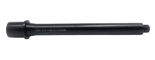 Lead & Steel AR9 8.3 Inch Nitride Barrel 1/2x28 LS9MM8.3-28