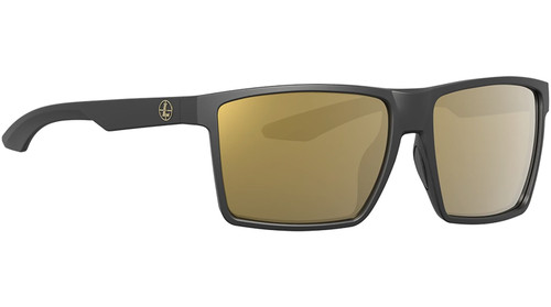 Leupold DeSoto Polarized Shooting Eyewear Bronze Mirror Lens Matte Black Polycarbonate Frame