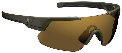 Magpul Defiant Z87+ Ballistic Eyewear Bronze Gold Lens OD Green Frame Adult