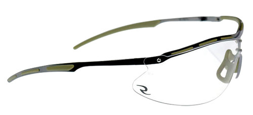Radians CSB1011CS Bravo Ballistic Protective Eyewear Clear Lens Black Frame Adult