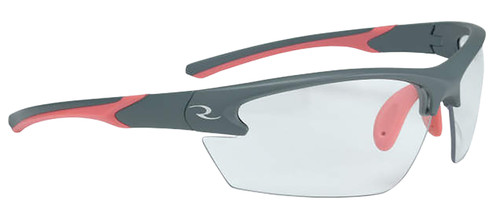 Radians WS6810CS Ladies Range Eyewear Women Clear Lens Gray with Coral Accents Frame